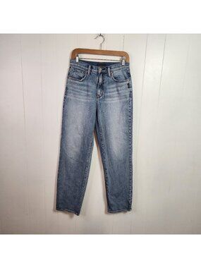 Silver Jeans Dad Jean Light Wash Stretch Loose 90s Straight Leg Womens Size 25